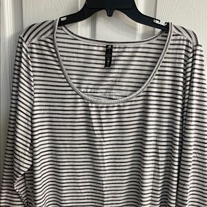 WEEKEND SALE 🤩 90 Degree By Reflex Women's Long Sleeve Striped Top -